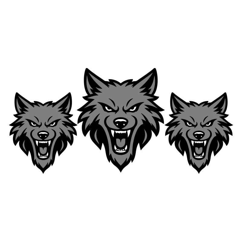 Meute d’équipe de loups