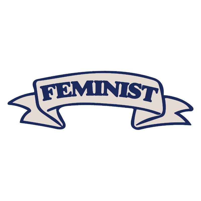 Conception féministe du ruban de blason
