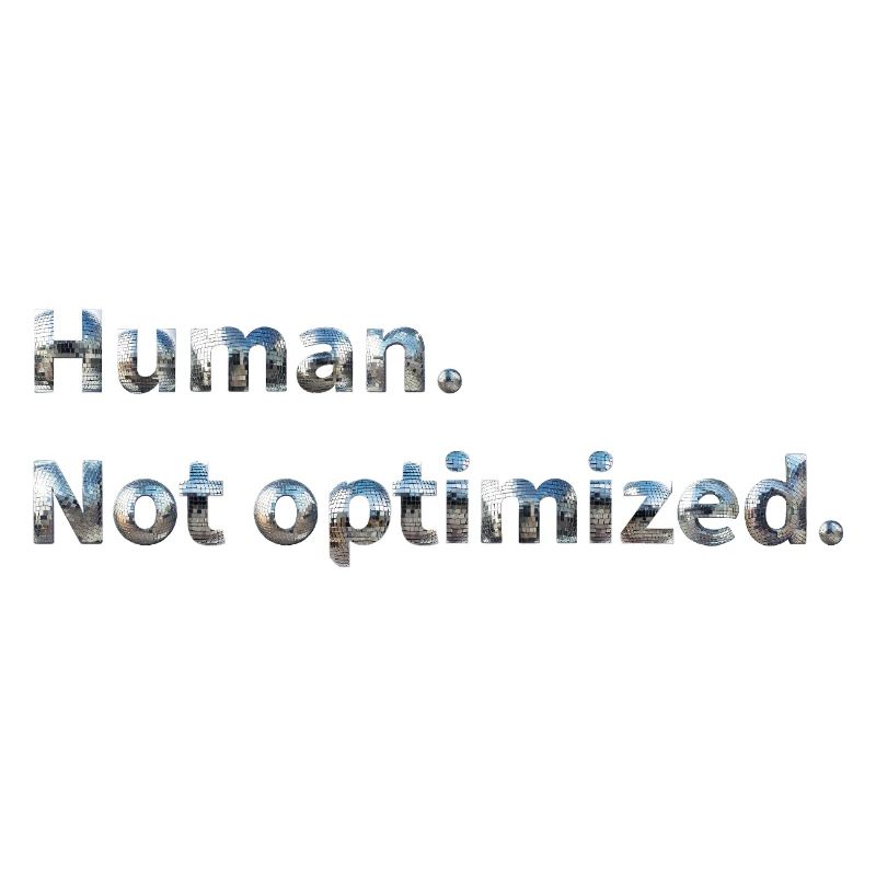 Human. Not optimized.