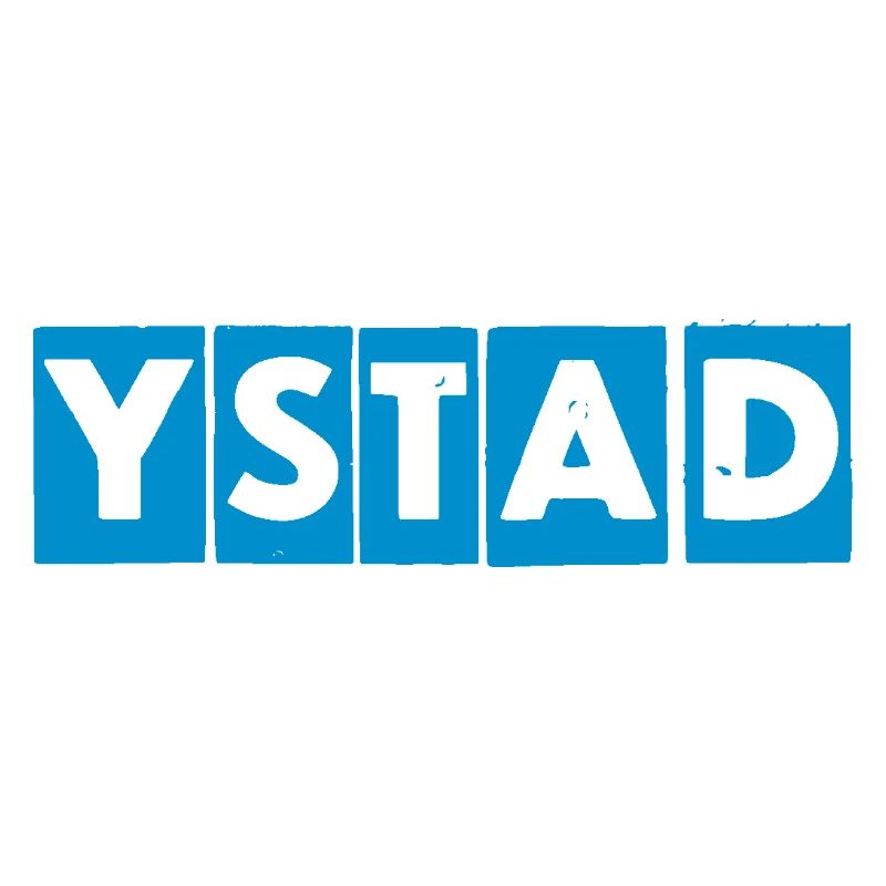 Ystad – Blue Text Design