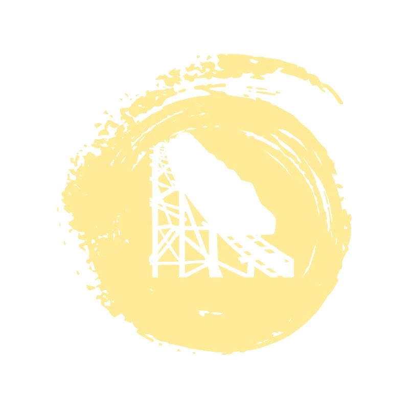 Roller coaster beer mug