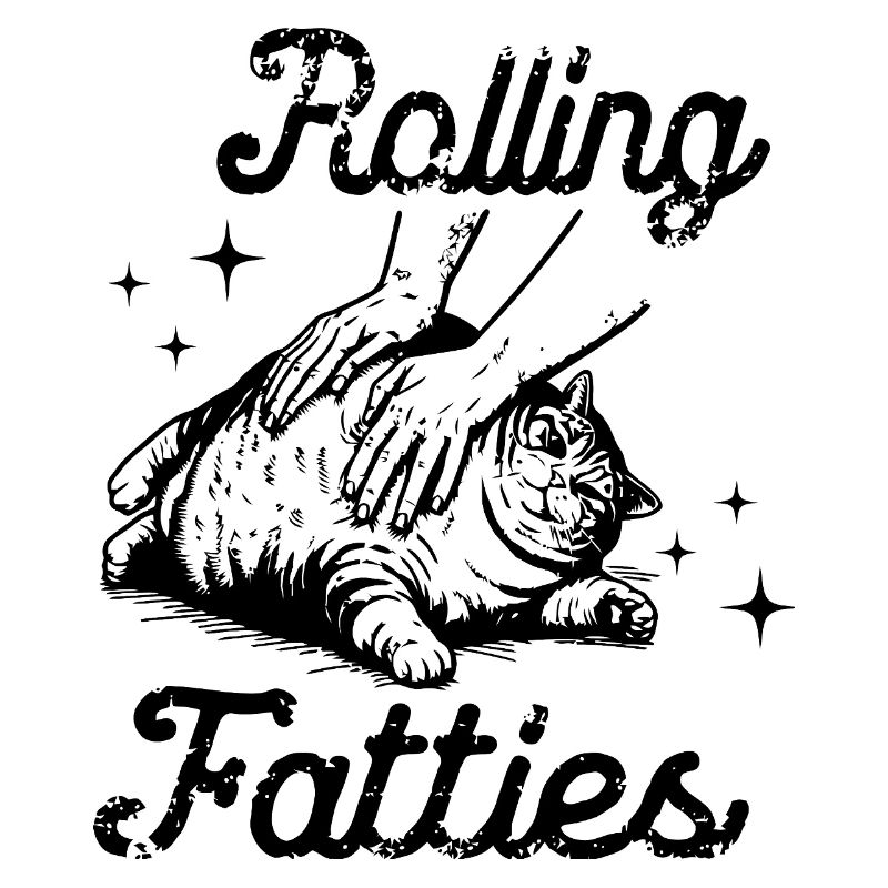 Conception de chat Rolling Fatties