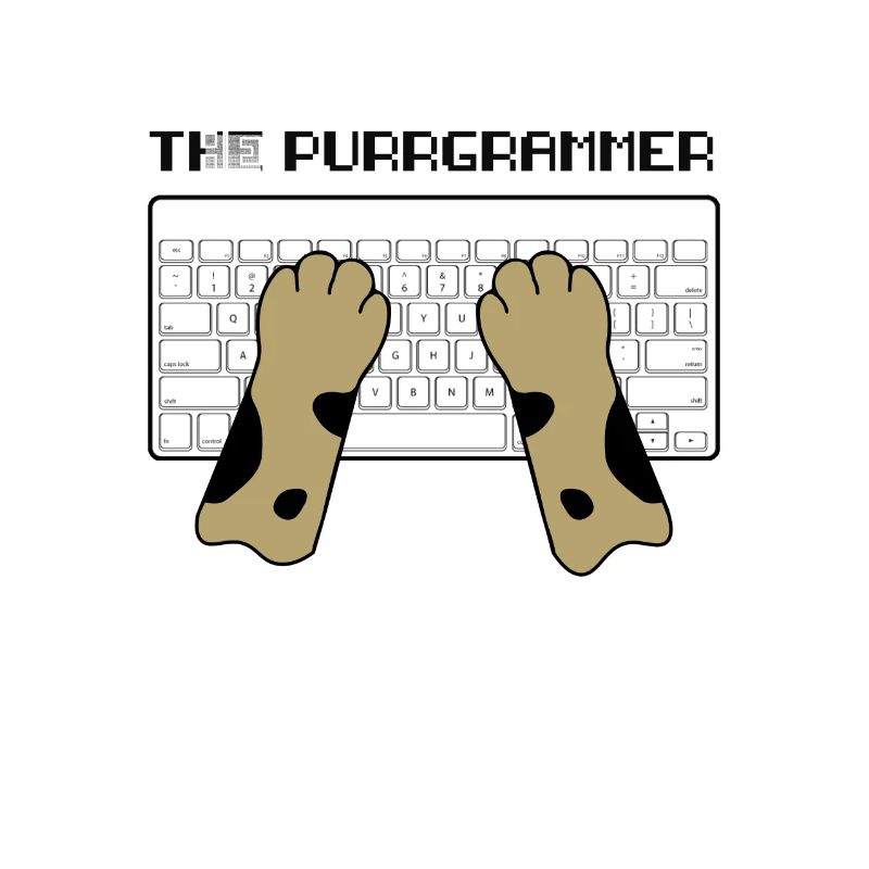 Siamese cat kitten programmer nerd gift