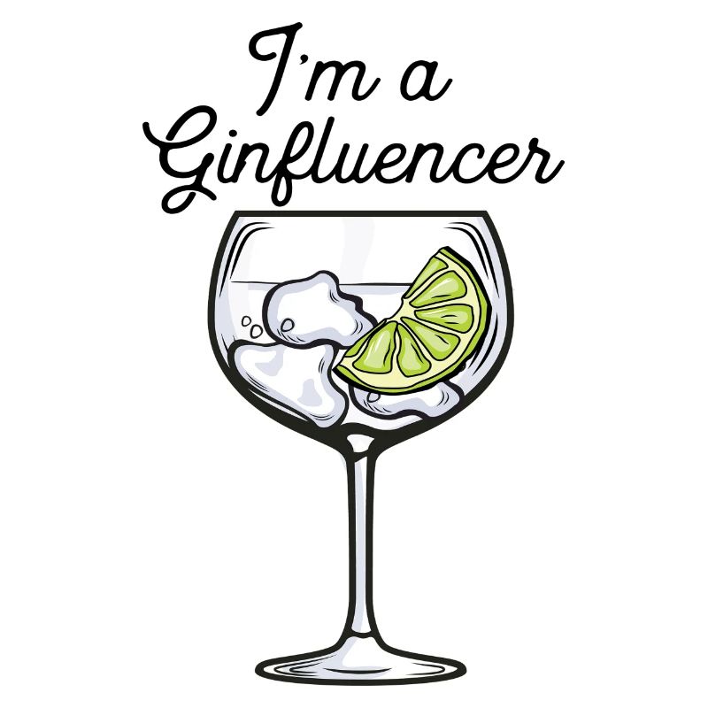 Funny gin gift - I'm a Ginfluencer