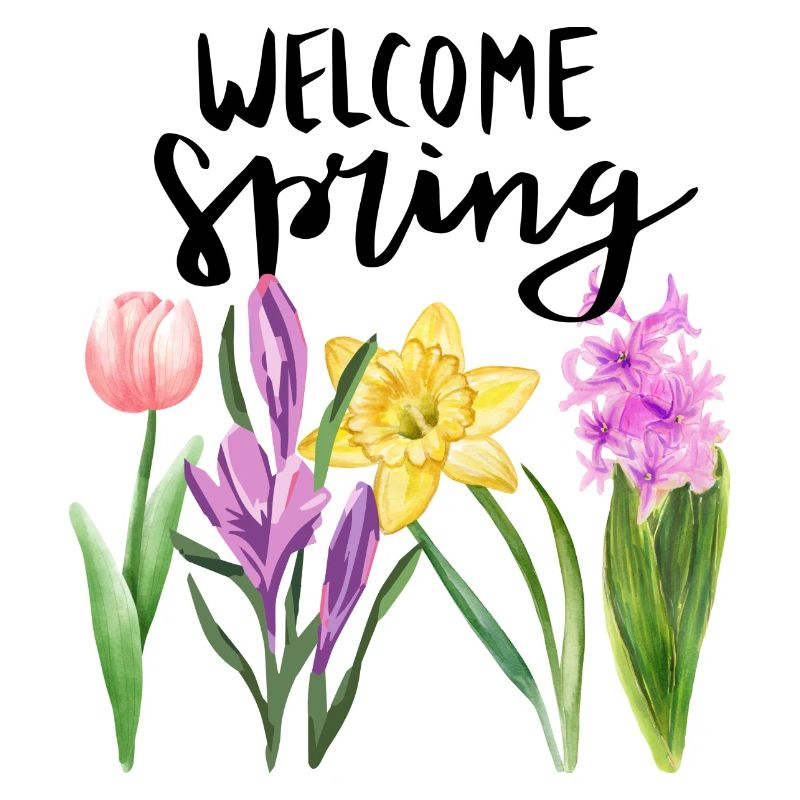 Frühling "Welcome Spring" Design