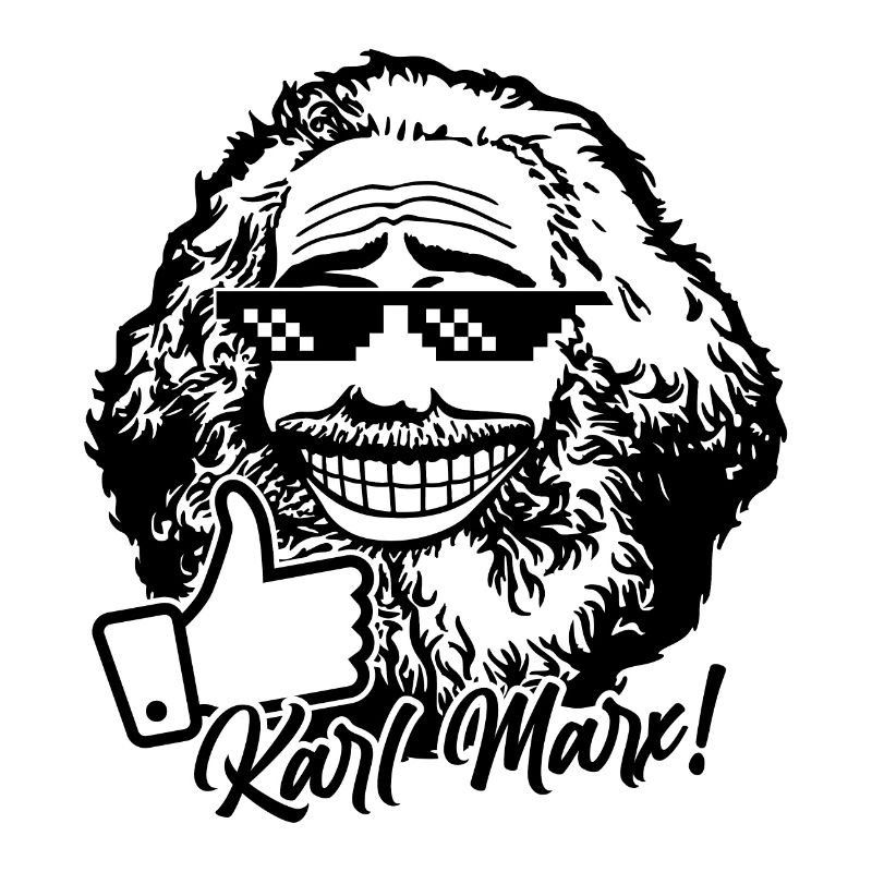 Karl Marx (einfarbig)