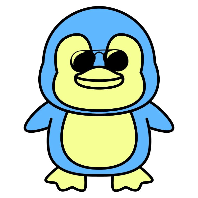 pinguin comic cool