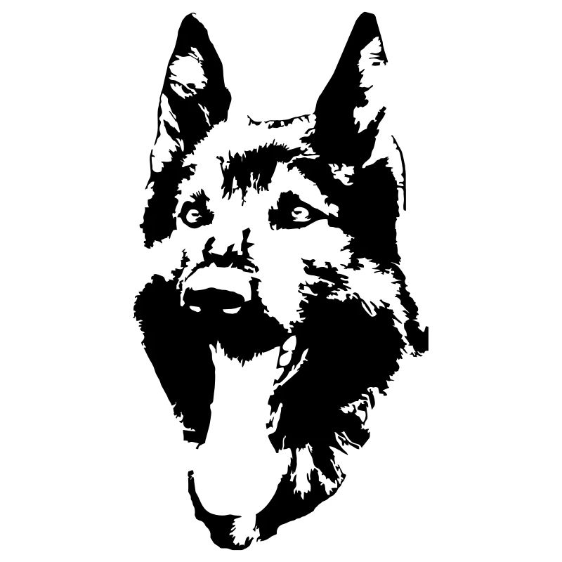 German Shepherd Head