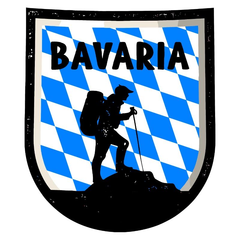 Drapeau de Bavière utilisé Look drapeau bavarois Vintage