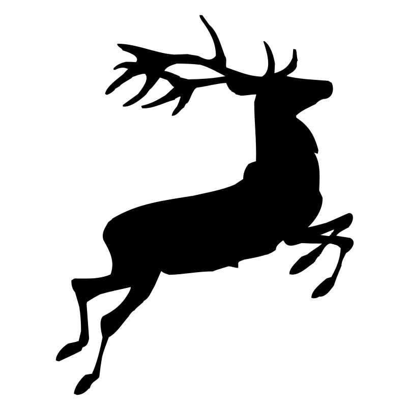Springender Hirsch