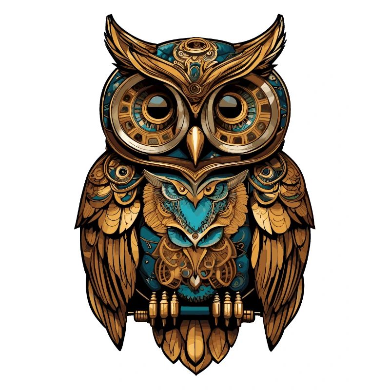 Steampunk Eule