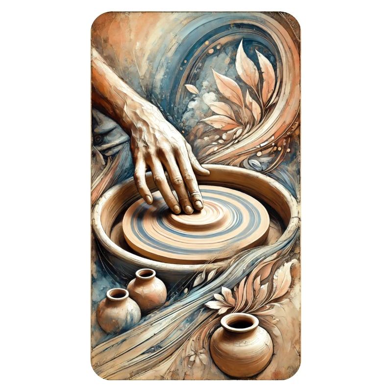 Nature’s Touch – Artistic Ceramic Creation Design