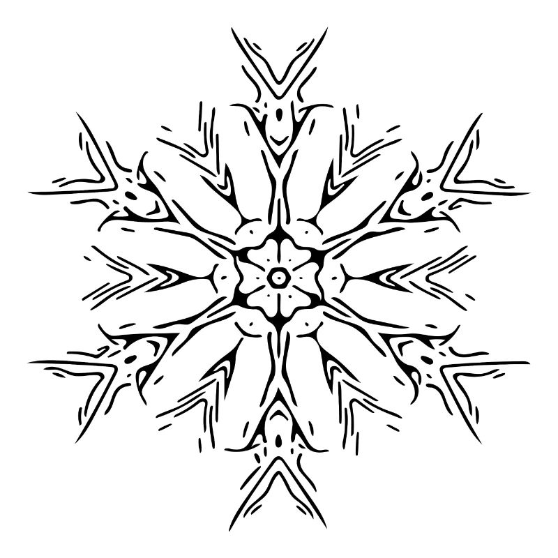 Mandala Lines Abstract Shape Pattern