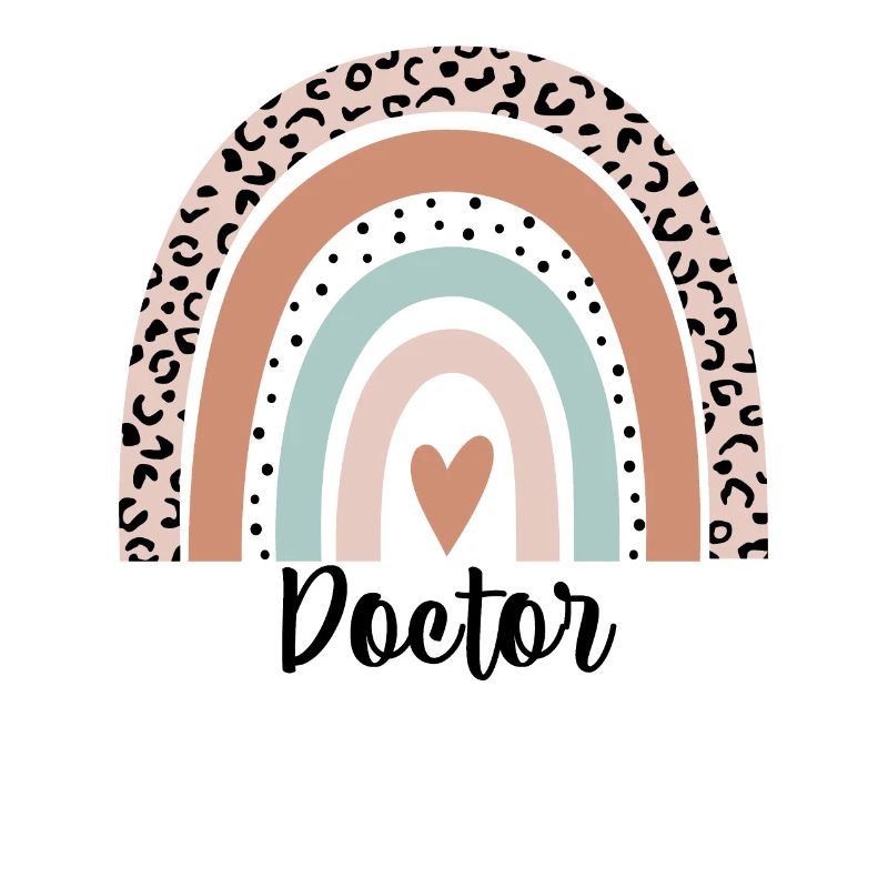 Doktor Regenbogen Leopard Lustiger Doktor Geschenk