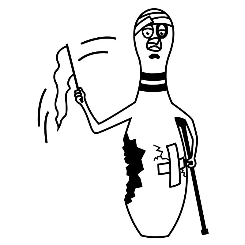 drapeau blanc