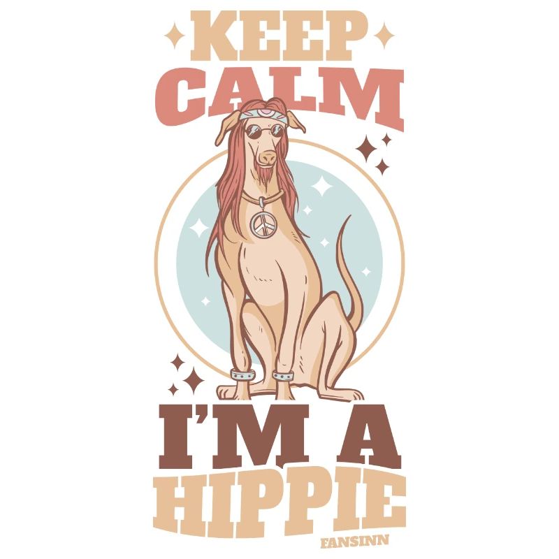 bleib locker ich bin ein Hippie