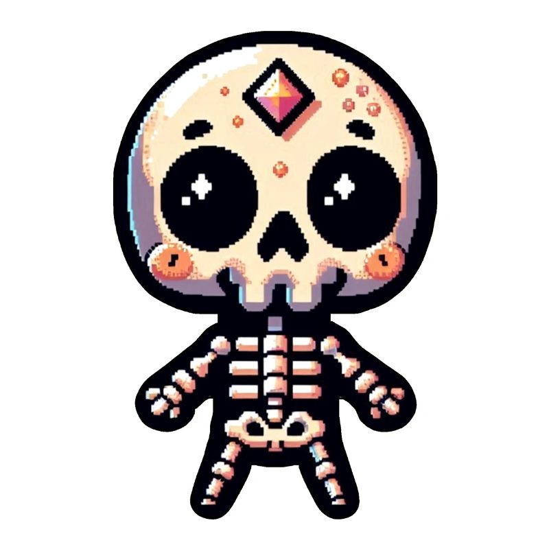 Pixelart Skeleton
