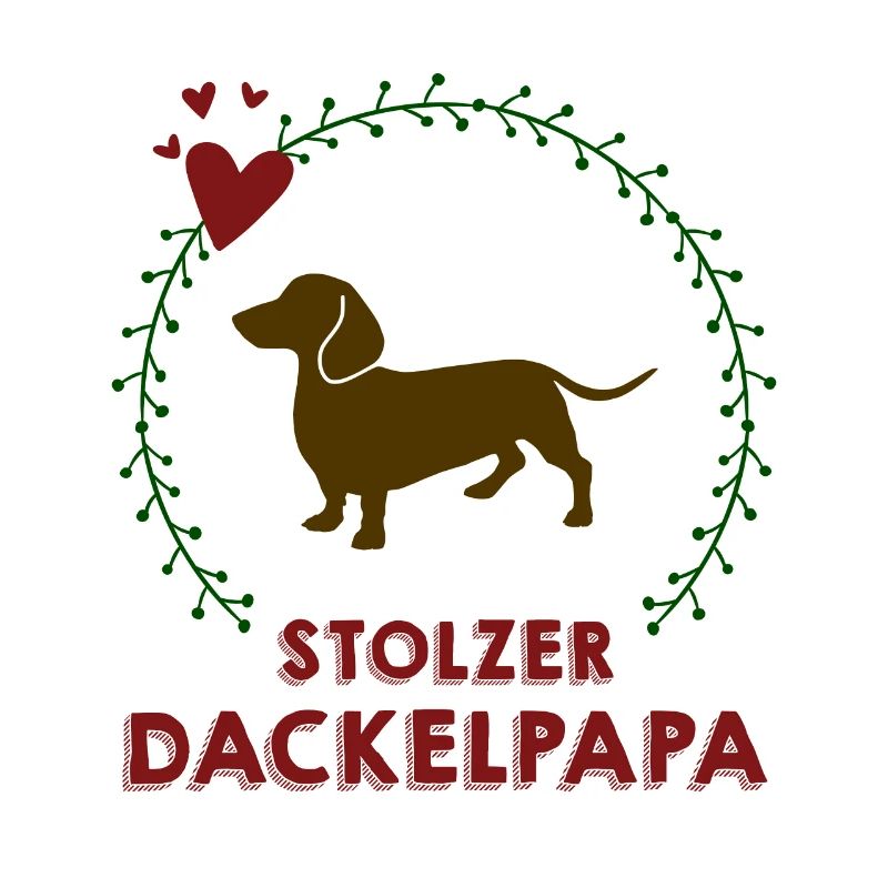 Stolzer Dackelpapa
