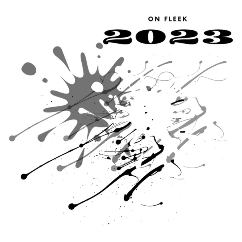 Farbfleck 2023 Modern Spritzig Geschenkidee