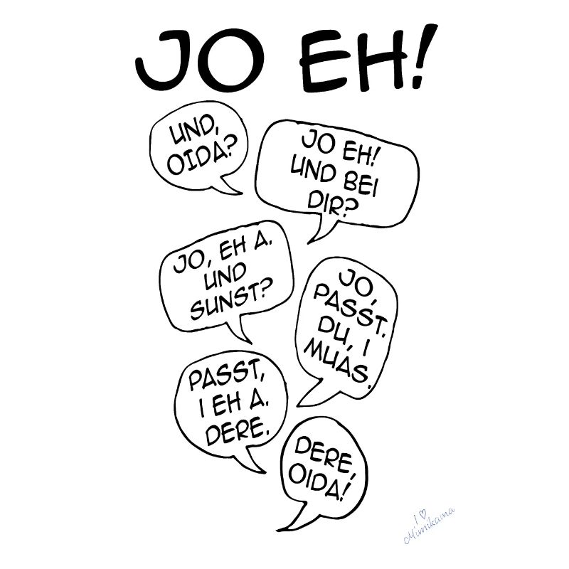 Mimikama "Ja eh" + "Oida"