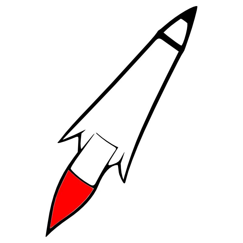 Vecteur de vol spatial spatial de fusée spatiale