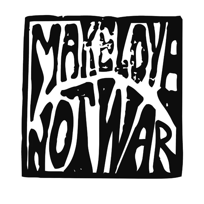 Make Love. Not War. (Schwarz)