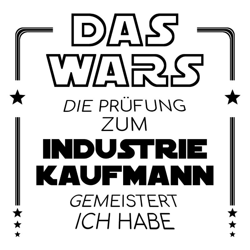 Das Wars Abschluss 2019 Industriekaufmann Geschenk