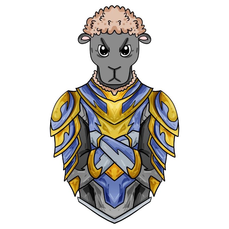 Knight Sheep Crusader