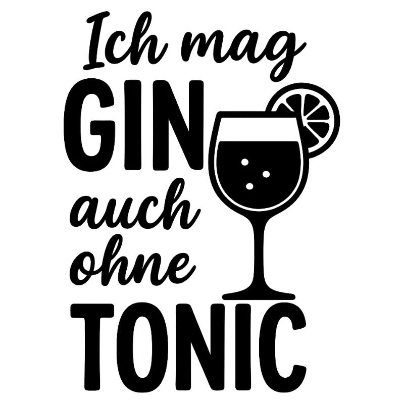 Gin without tonic