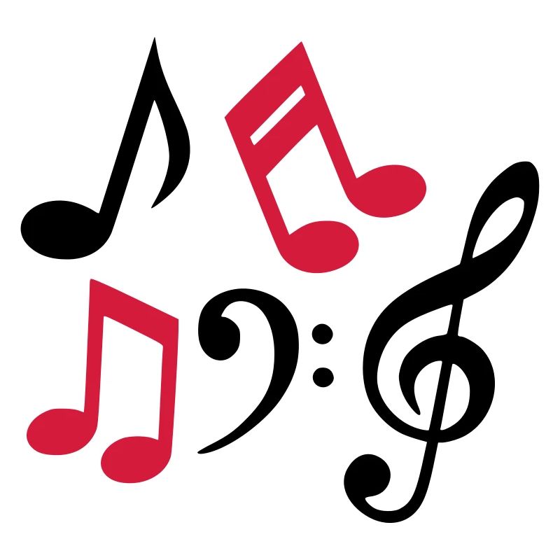 Musical notes notes clef music