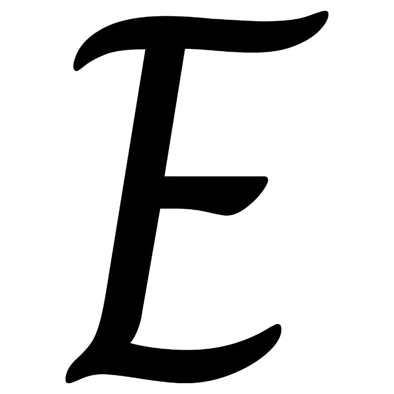 Lettre E