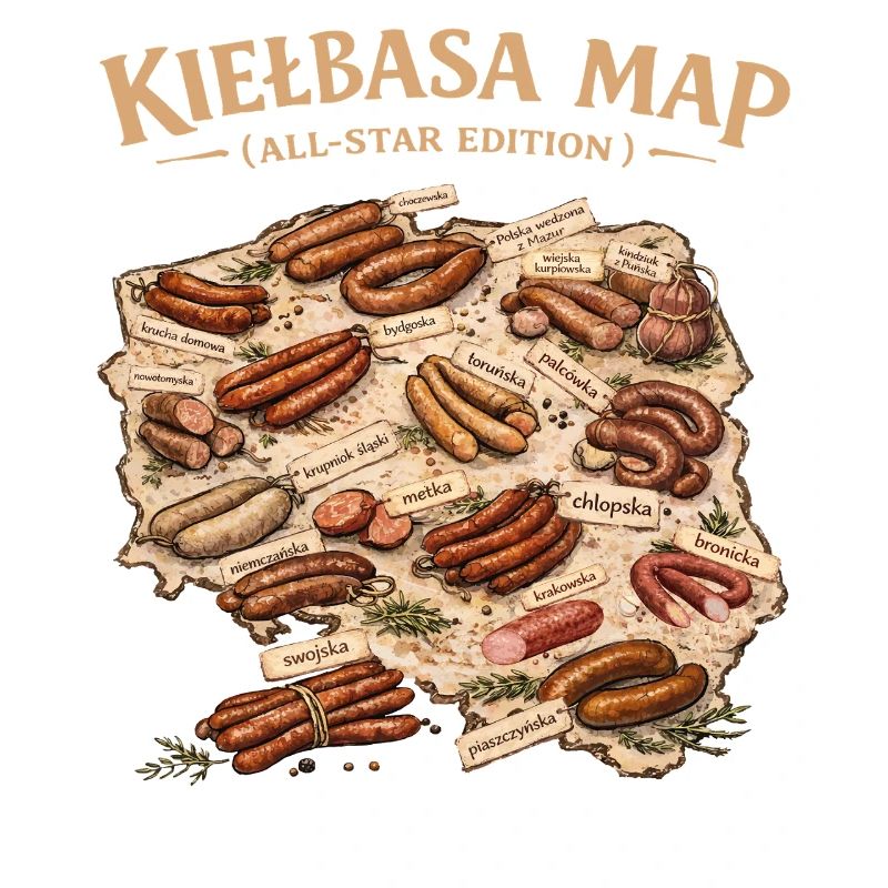 Kielbasa Map All Star Edition