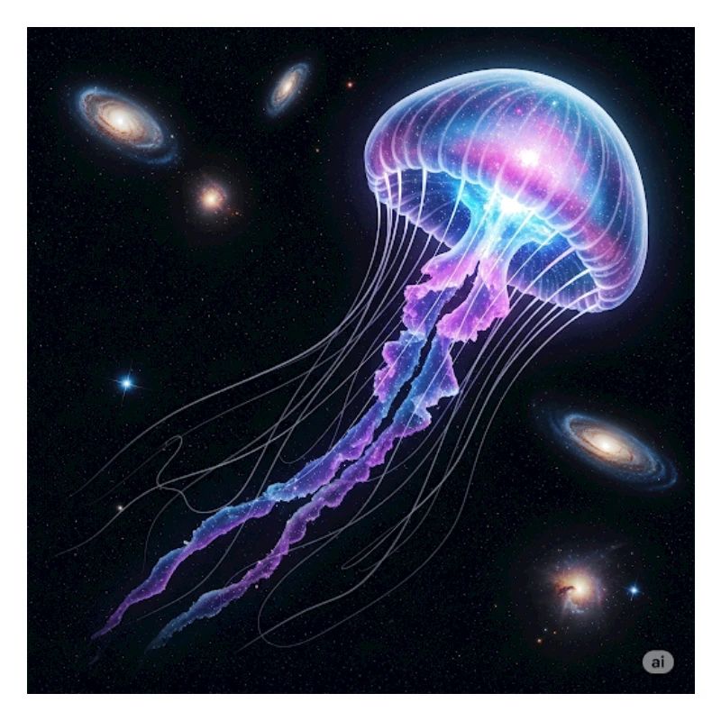 Méduses galactiques dans l’espace