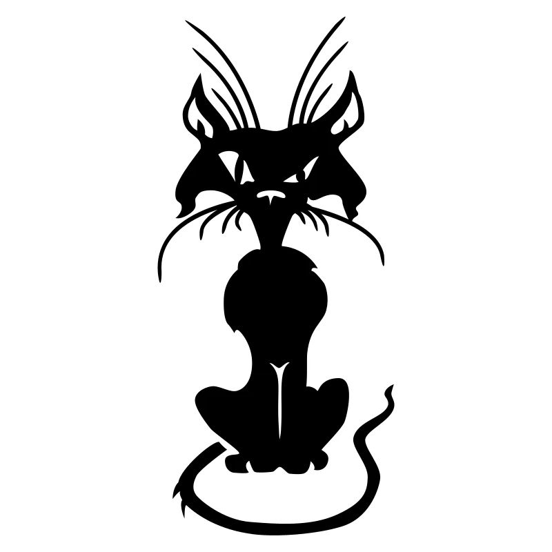 Böse Katze