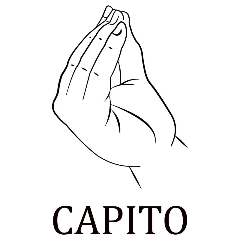 Capito ; Hand Geste die Weltweit verstanden wird
