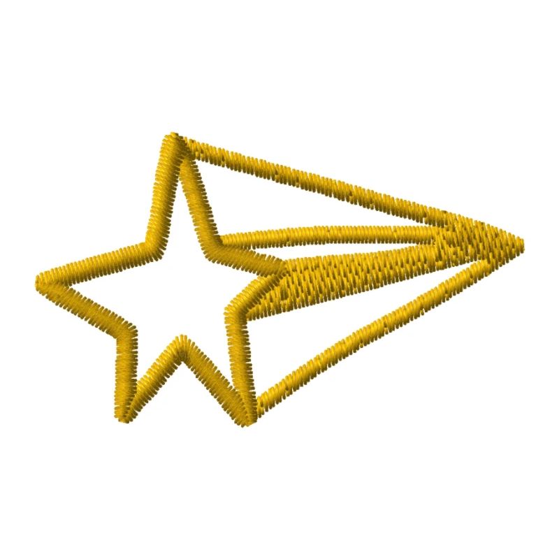 Star embroidered