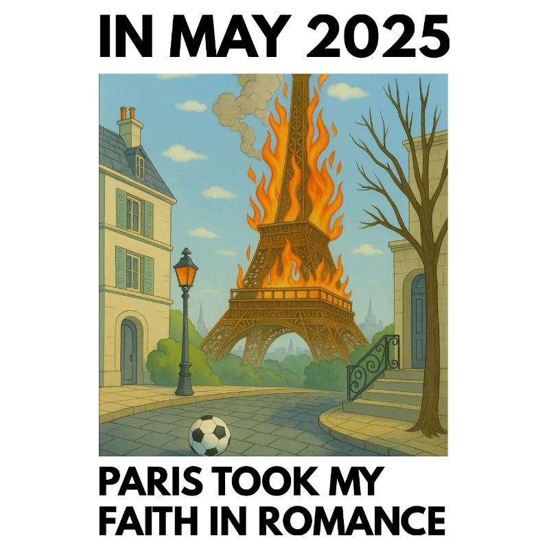Eiffel Tower on Fire