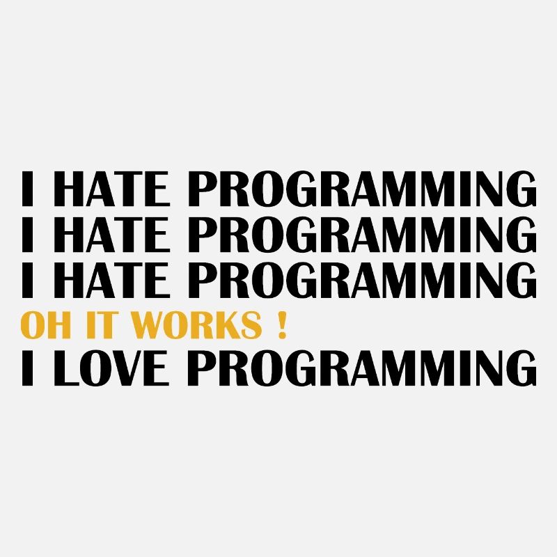 Informatiker Informatik Student i love programming