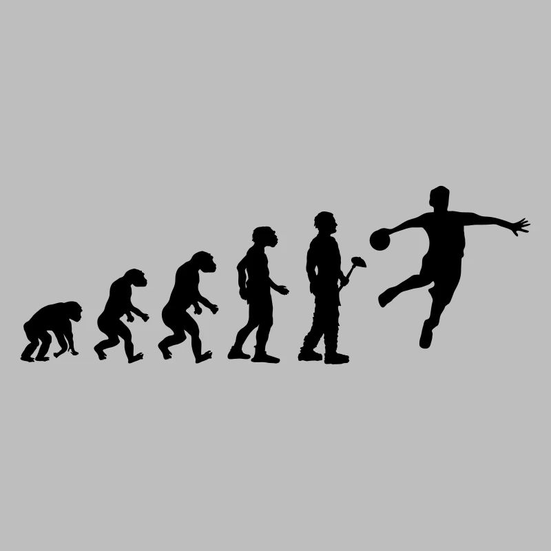 Evolution theory handballer