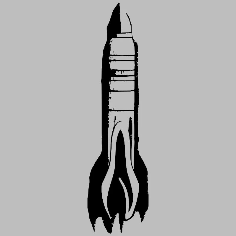 Vecteur de vol spatial spatial de fusée spatiale