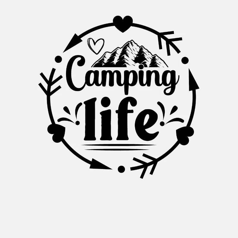 Camping Leben Wandershirt