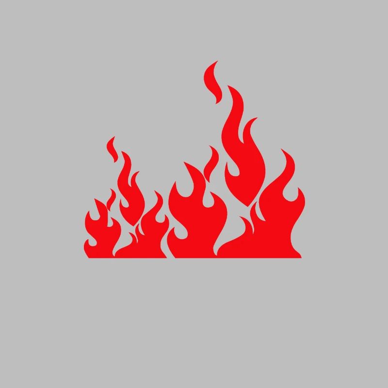 Flammen lodernd beeindruckend