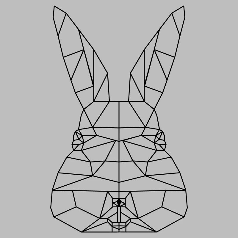 Easter Bunny Polygon