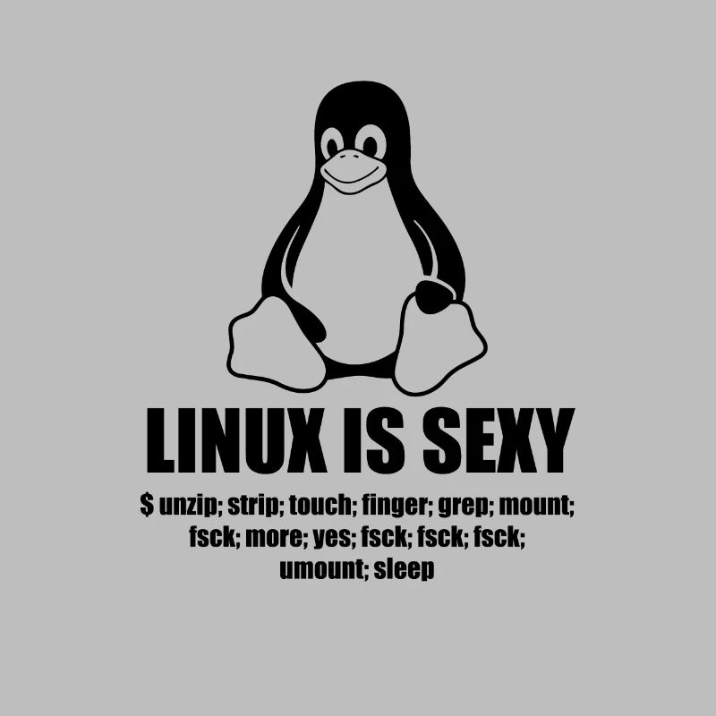 Linux Root SUDO Unix Shell Sexy cadeau drôle