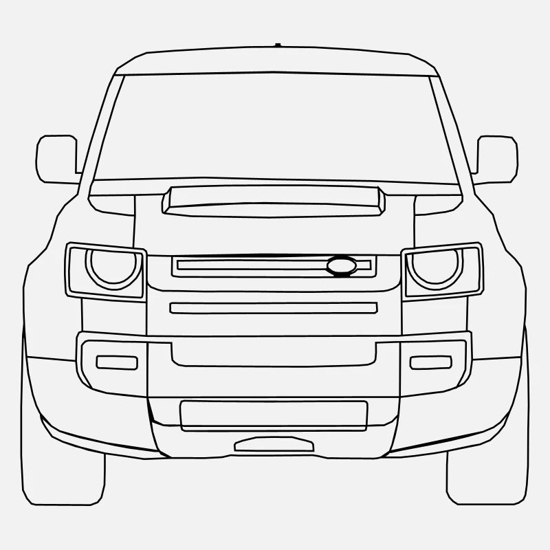 Defender Front - LR - New Defender - 2020