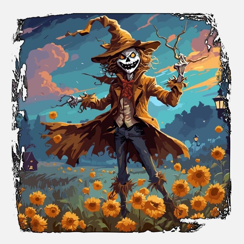 Vogelscheuche / Erntehelfer / Maisfeld / Feld