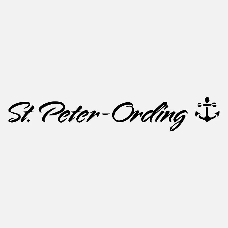 St Peter Ording mit Anker