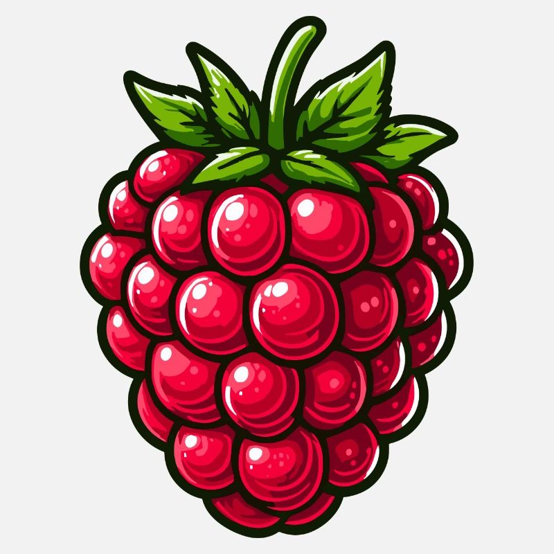 Raspberry, fruit