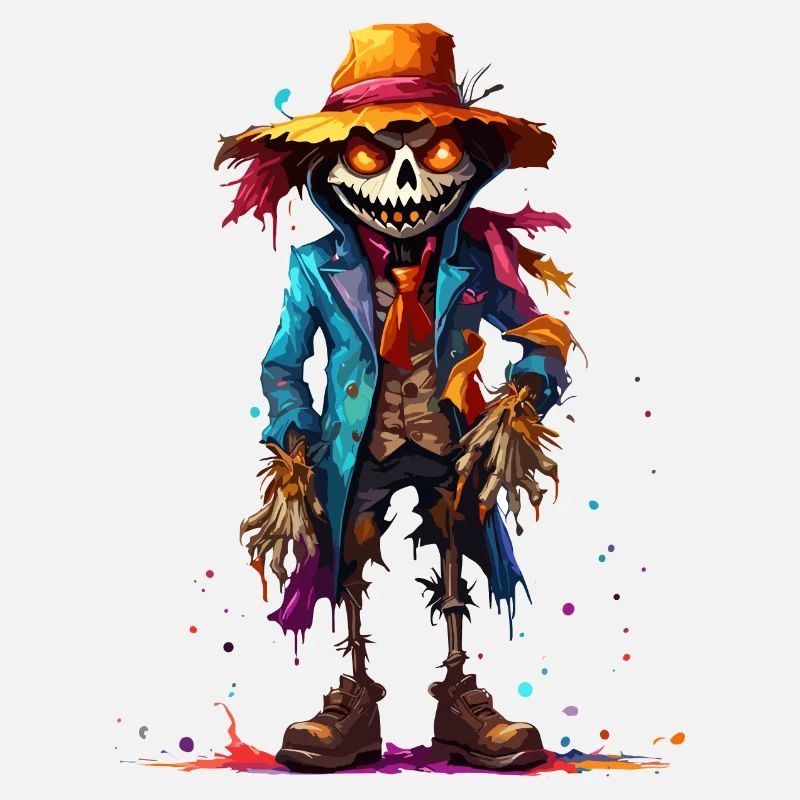 Vogelscheuche / Erntehelfer / Maisfeld / Feld