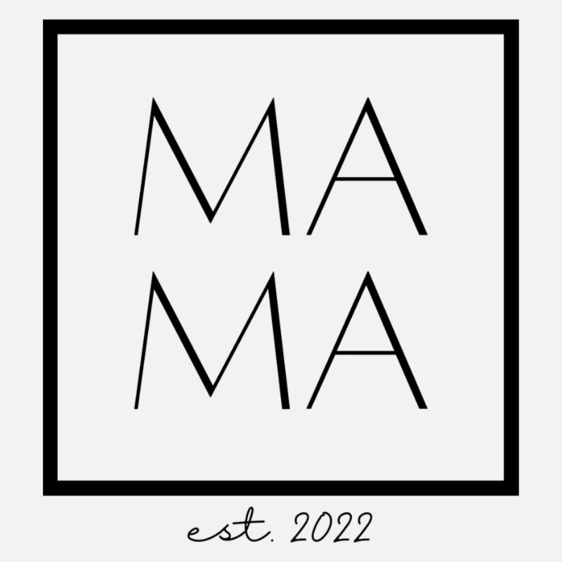 Neue Mama est. 2022 Muttertag Geschenkidee